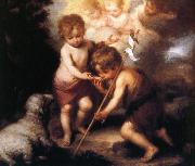Bartolome Esteban Murillo Shell and the children Norge oil painting reproduction